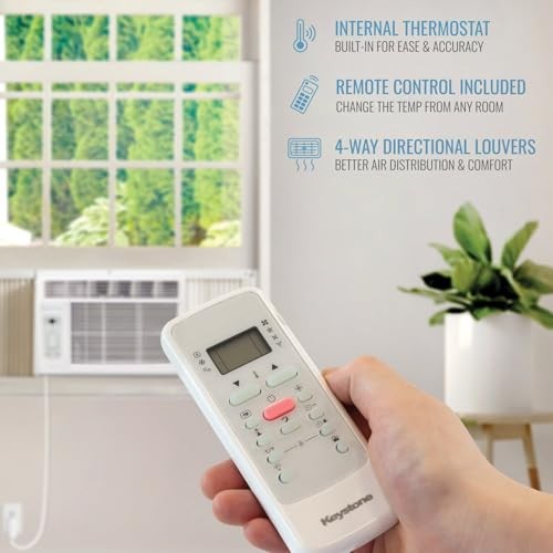 Window Mounted Air Conditioner & Dehumidifier, 115V, Air Conditioner 6,000 BTU