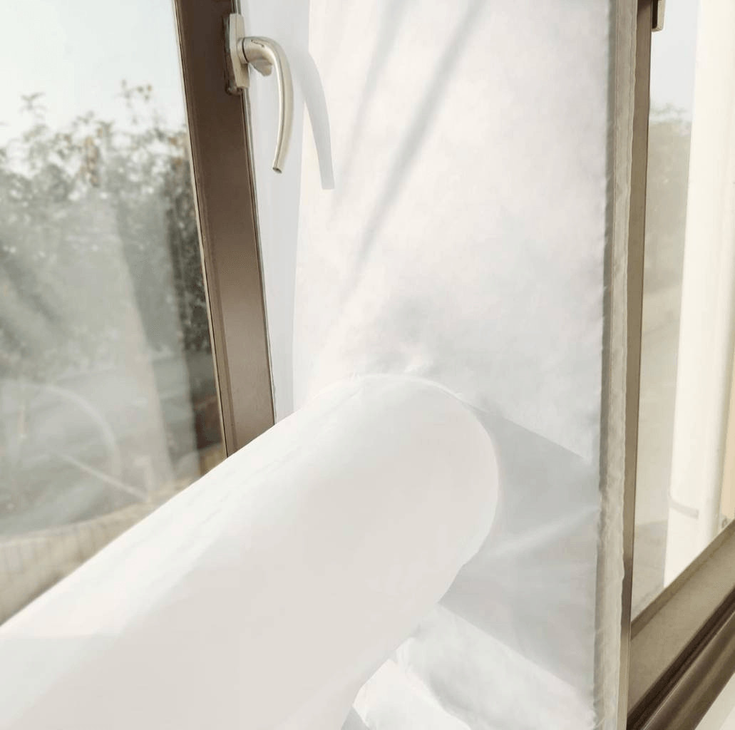 HEEYA 157″ 400cm AC Window Seal, 100% Sealed One-Piece Hose Design Window Seal K