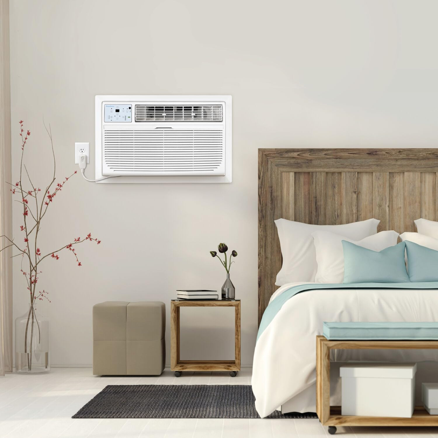 8,000 BTU Quiet Wall AC & Dehumidifier for Rooms up to 350 Sq.Ft.
