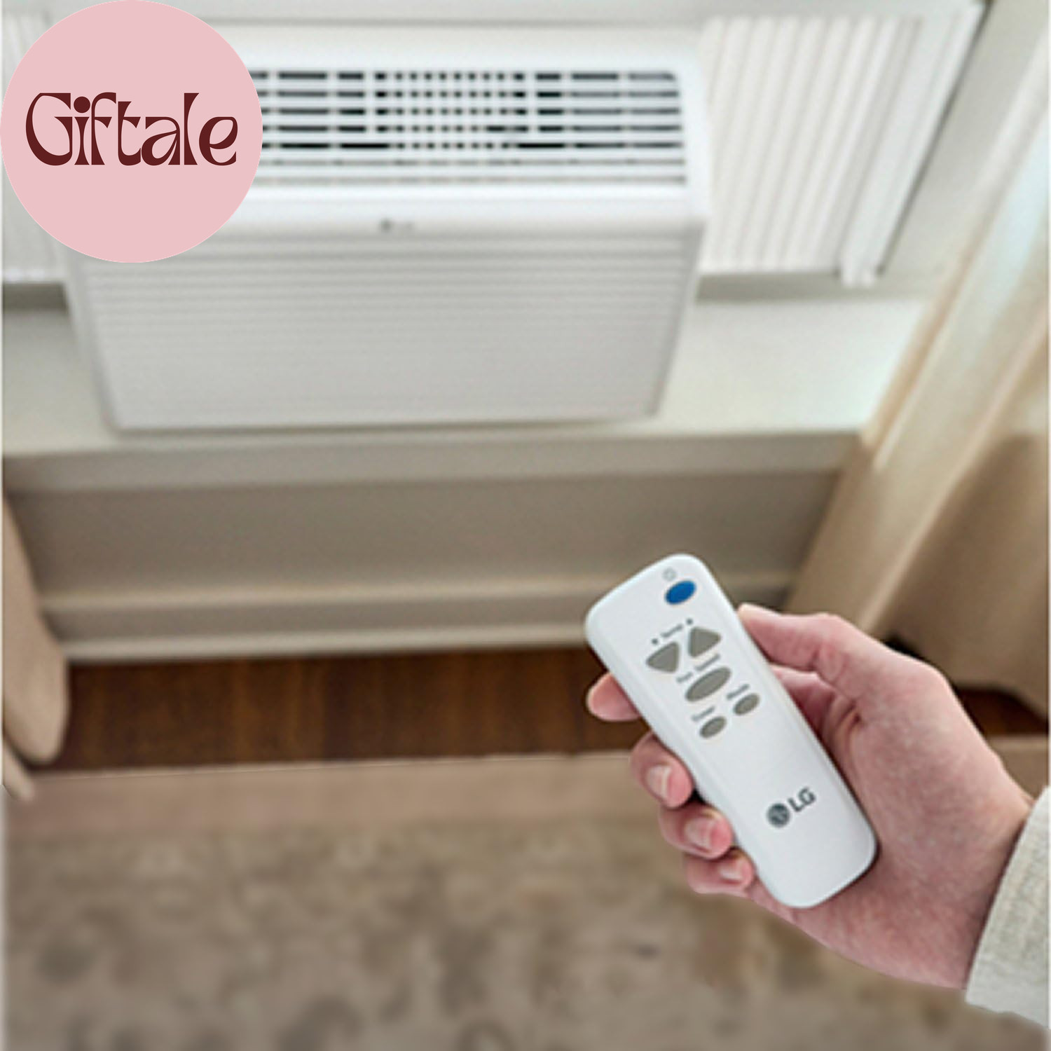6,000 BTU Window Air Conditioner, 115V, Cools 250 Sq.Ft. for Bedroom, Den, Livin