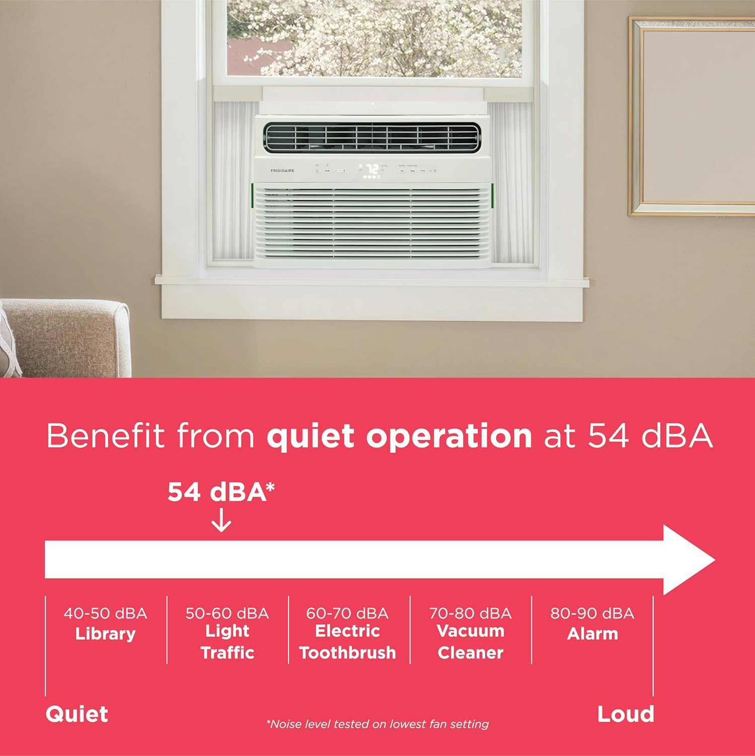 Frigidaire 8,000 BTU Smart Window Air Conditioner with Wi-Fi, Cools up to 350 Sq