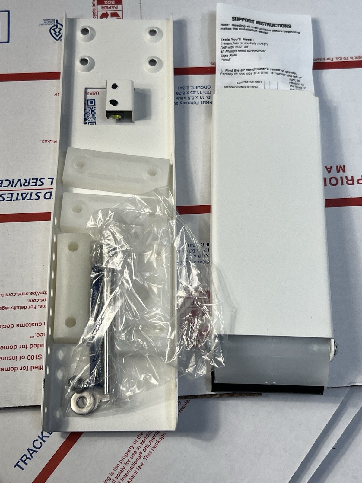 A/C Safe Universal Light-Duty Window AC Support Bracket – New No Box