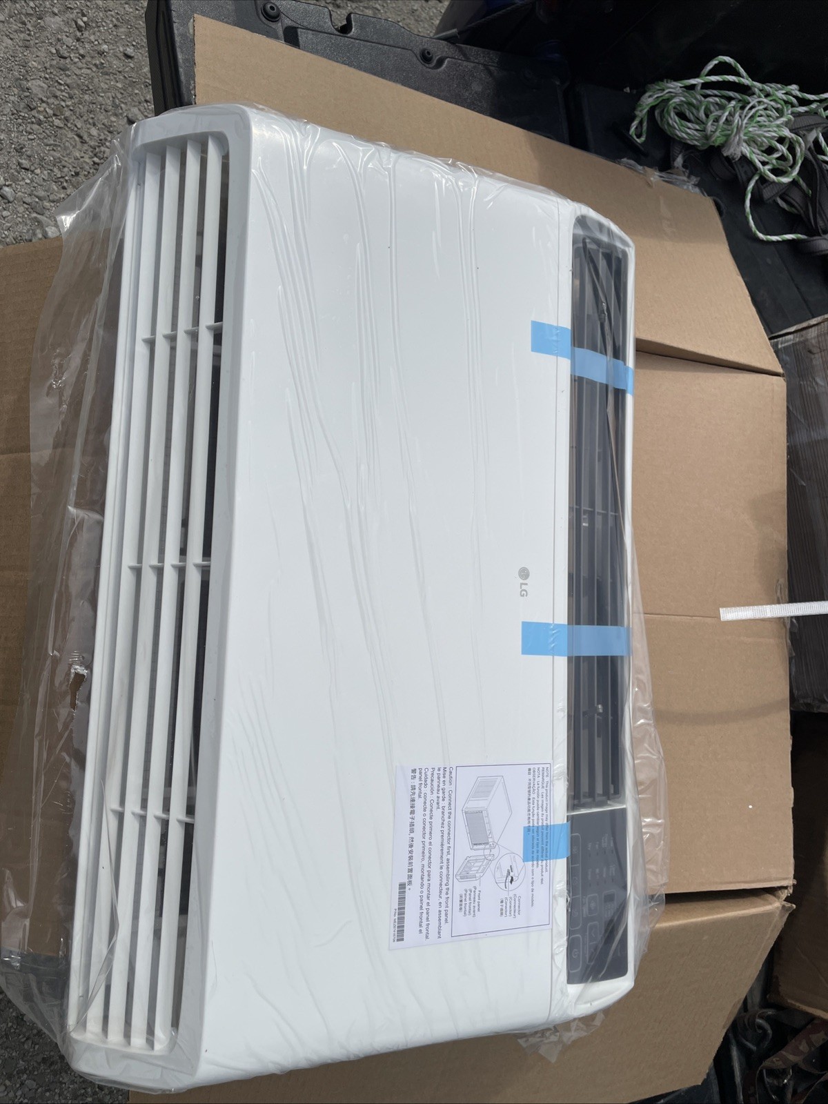 OEM LG Window Air Conditioner Front Grille Panel Remote Hardware AEB75324526