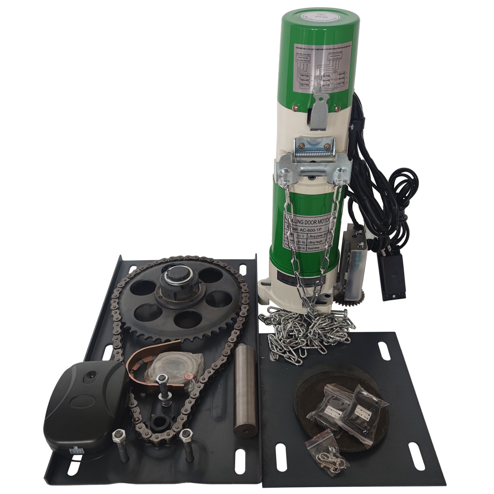 600KG Automatic Rolling Door Remote Control Rolling Shutter Motor 110V 300W