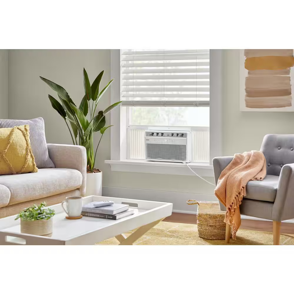 6,000 BTU 115-Volt Window Air Conditioner Cools 250 Sq. Ft. with Remote, Dehumid