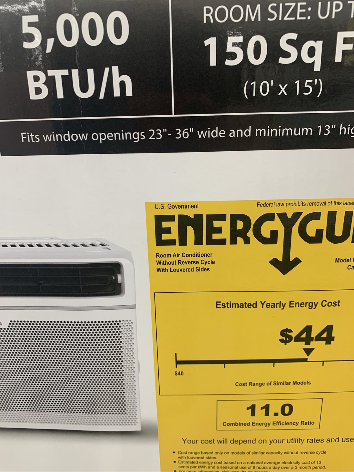 Toshiba 5000 BTU 115V Window AC RAC-WK0512CMRU White