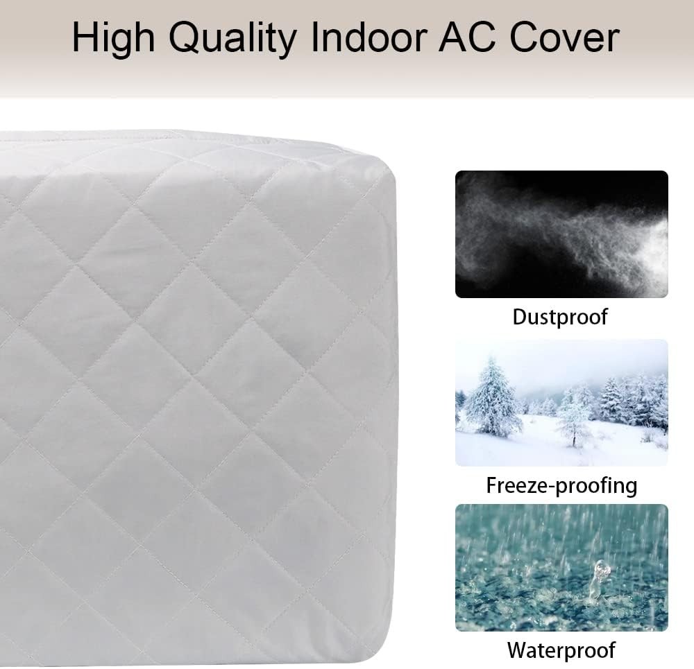 Water-Resistant Indoor Air Conditioner Cover – Protects & Insulates 21″x15″