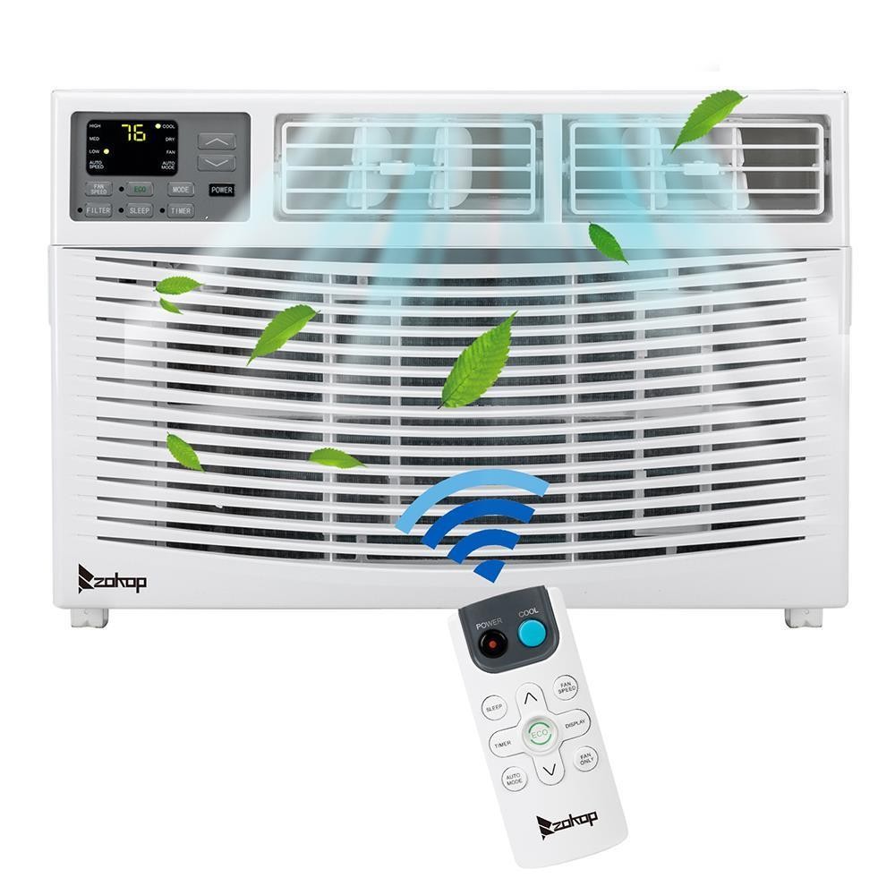 Zokop 5000 BTU – 15000 BTU Window Air Conditioner Dehumidifier Fan AC 6 Model