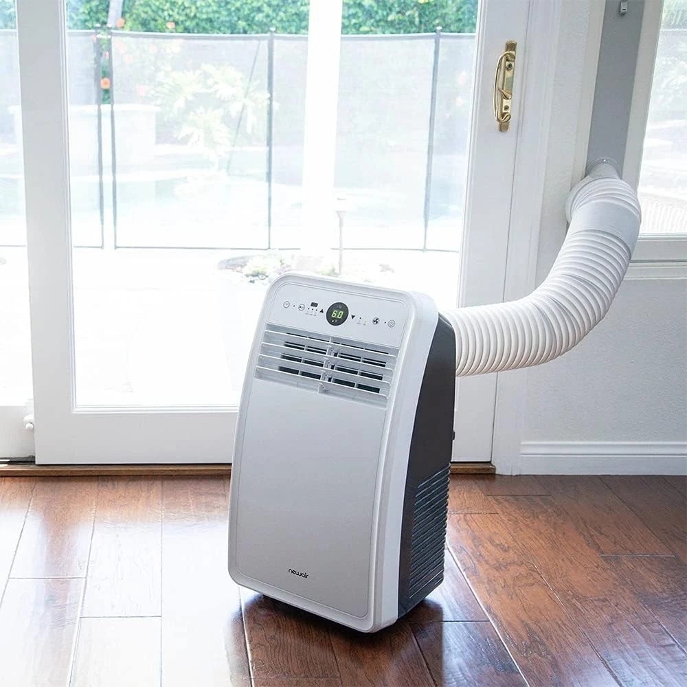 Portable AC Vent Kit 59″ Hose, Light Gray & White, Universal Fit