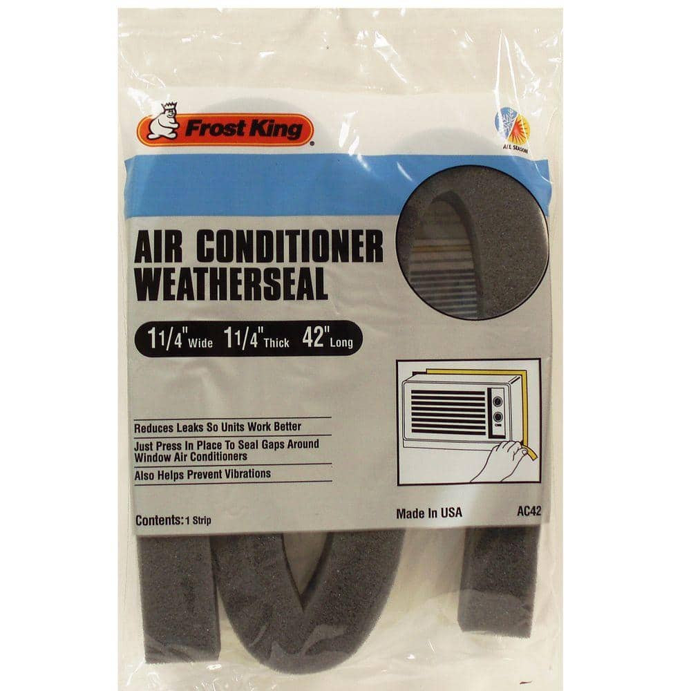FOAM WINDOW WEATHER STRIPPING1-1/4 In. X 1-1/4 In. X 42 In. Grey Weatherseal