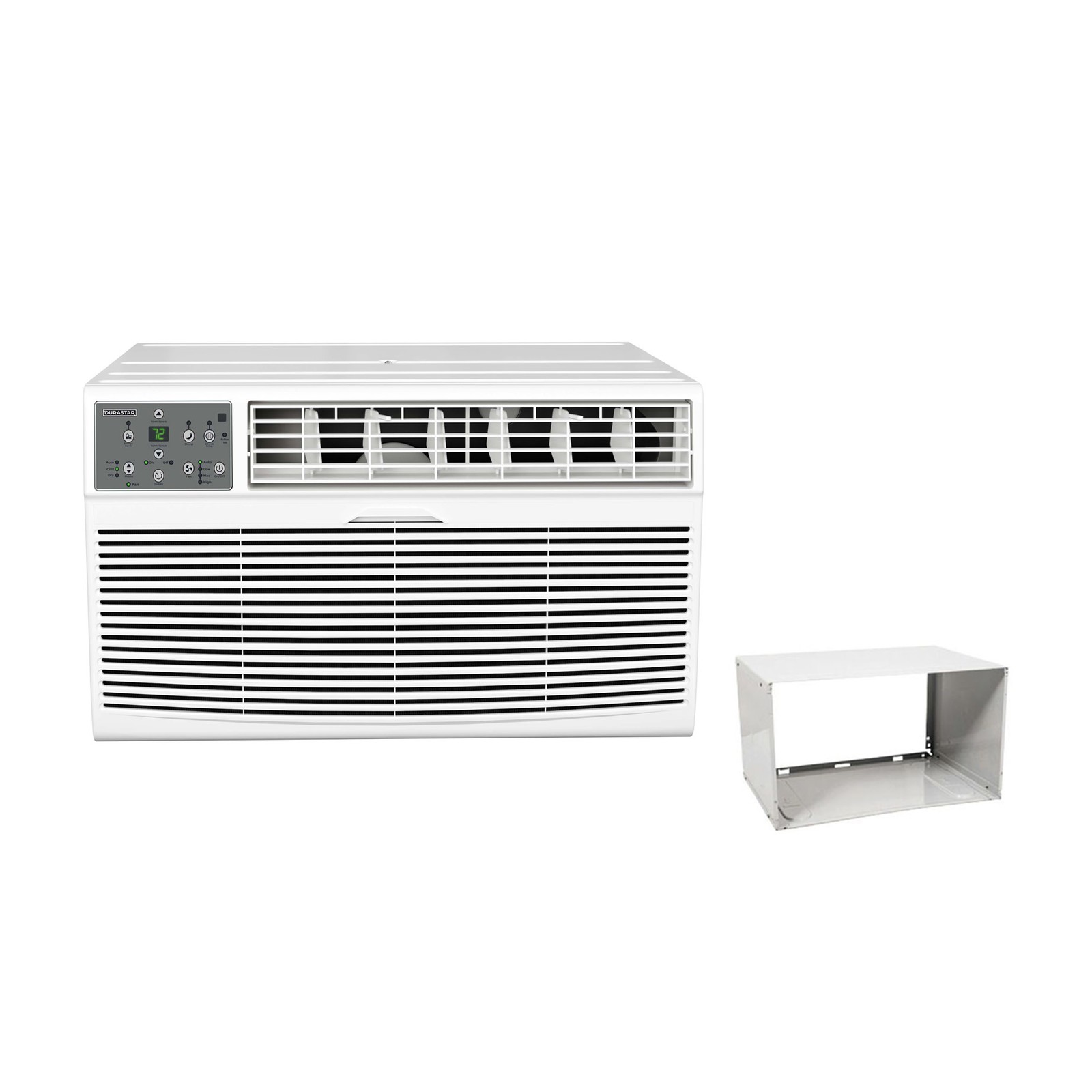 Durastar DRTAC121XNA1SLV 12,000 BTU 115V Through the Wall Air – White