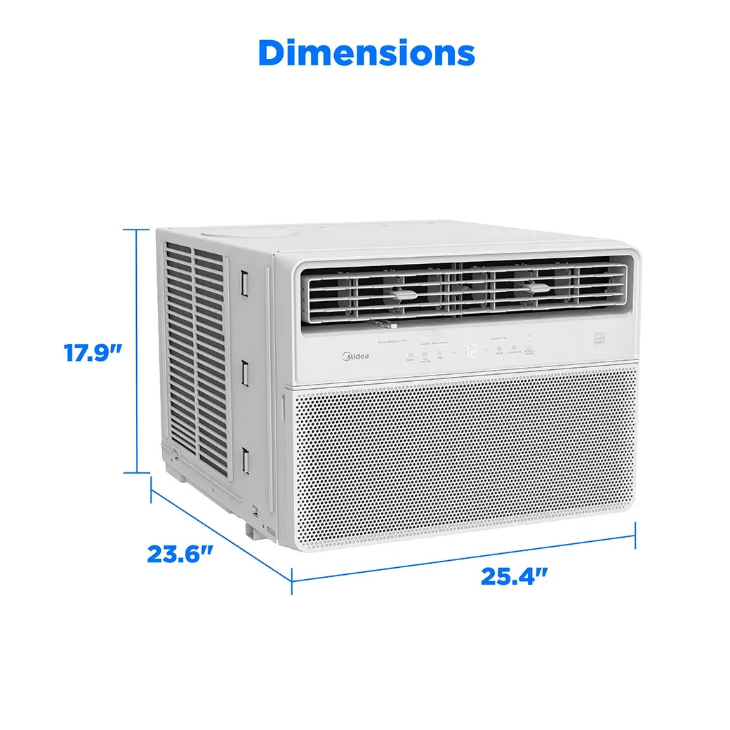 Midea 18,000 BTU DOE 1,000 sq. ft. 3-in-1 Inverter Plus Air Conditioner