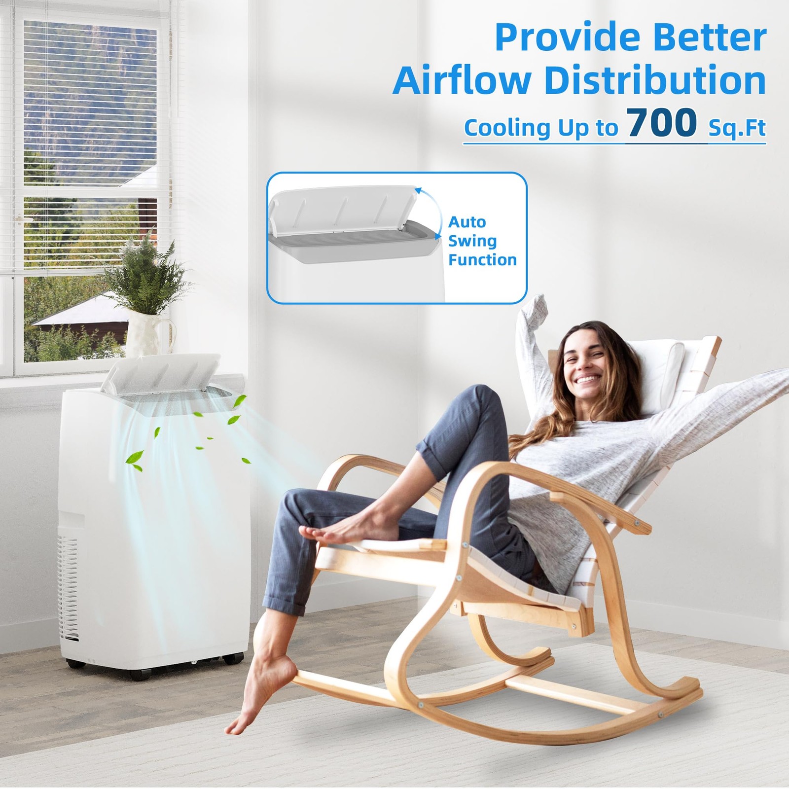 14,000 BTU Portable Air Conditioners with Remote Control 3-in-1 Air Conditioner