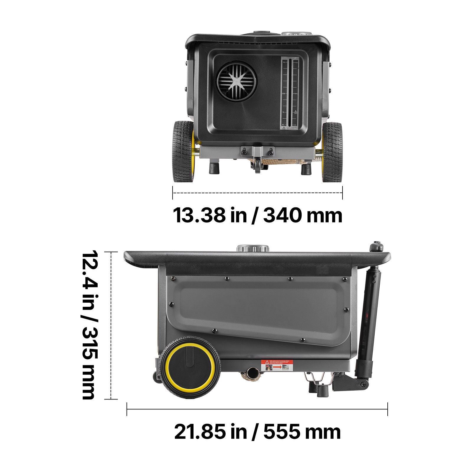 8KW 12V/ 24V Portable Diesel Air Heater with Bluetooth, Remote, LCD Screen
