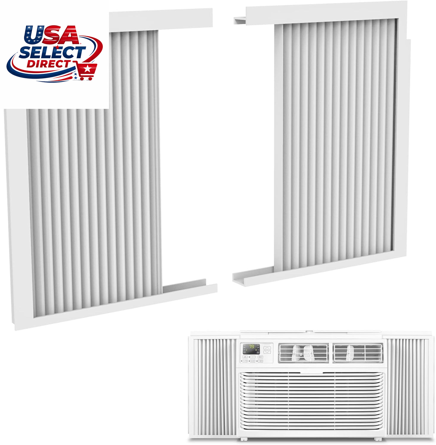 Window Air Conditioner Side Panels Insulation Kit Adjustable Filler