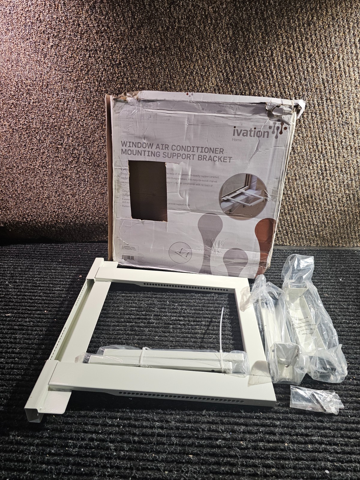 Ivation Air Conditioner Support Bracket, AC Support Bracket Holds up to 200 lbs