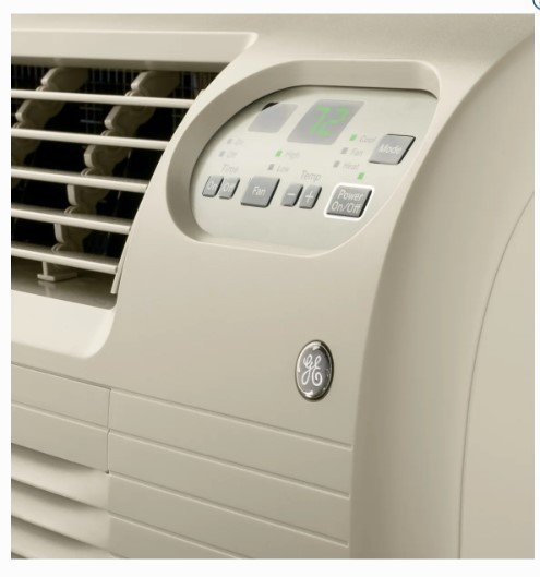 GE 10,100 BTU Thru-the-Wall Air Conditioner 11,200 BTU Electric Heat – AJEQ10DCF