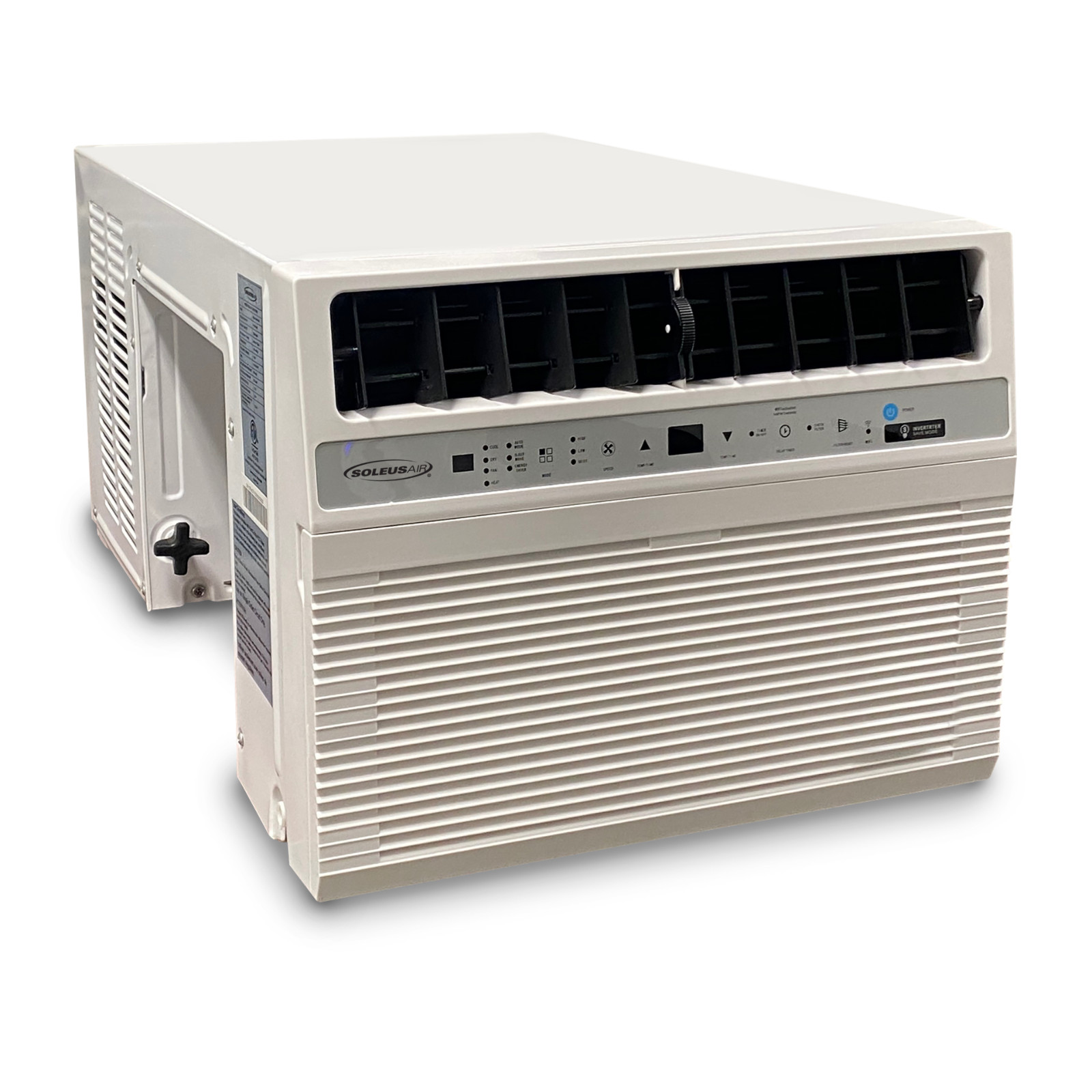 Refurbished Soleus Air 10000 BTU Saddle Window Air Conditioner w/ Heating Wi-Fi