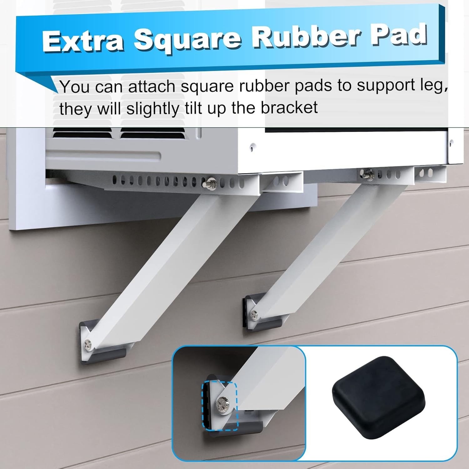 Window Air Conditioner Bracket No Drill AC Support Up to 200 lbs Drill less