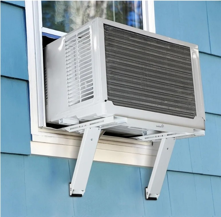 Air Conditioner Support Bracket, No Tools or Drilling Required – Easy to Install
