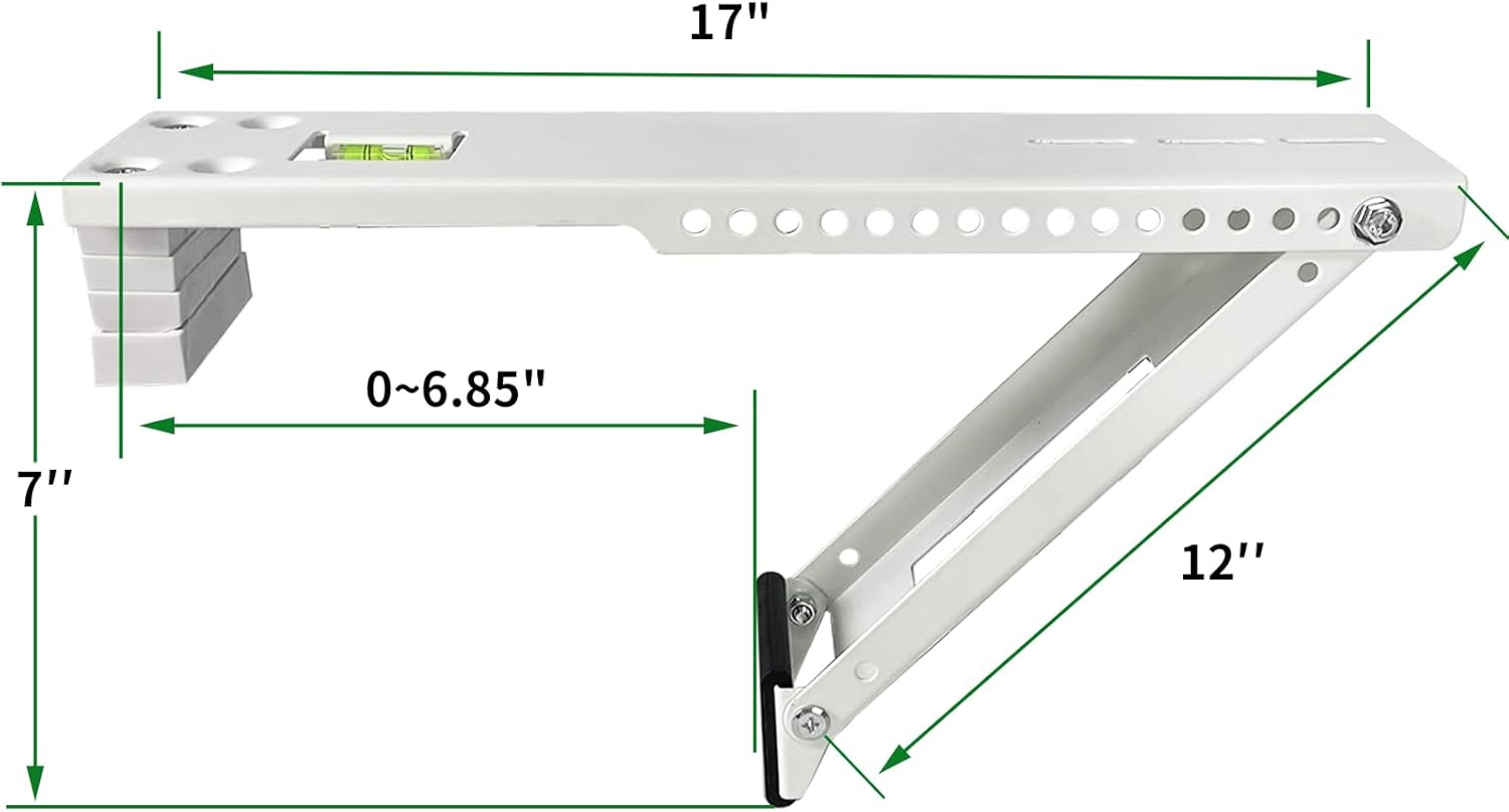 Window Air Conditioner Mounting Support Bracket, Universal AC Unit Window Stand