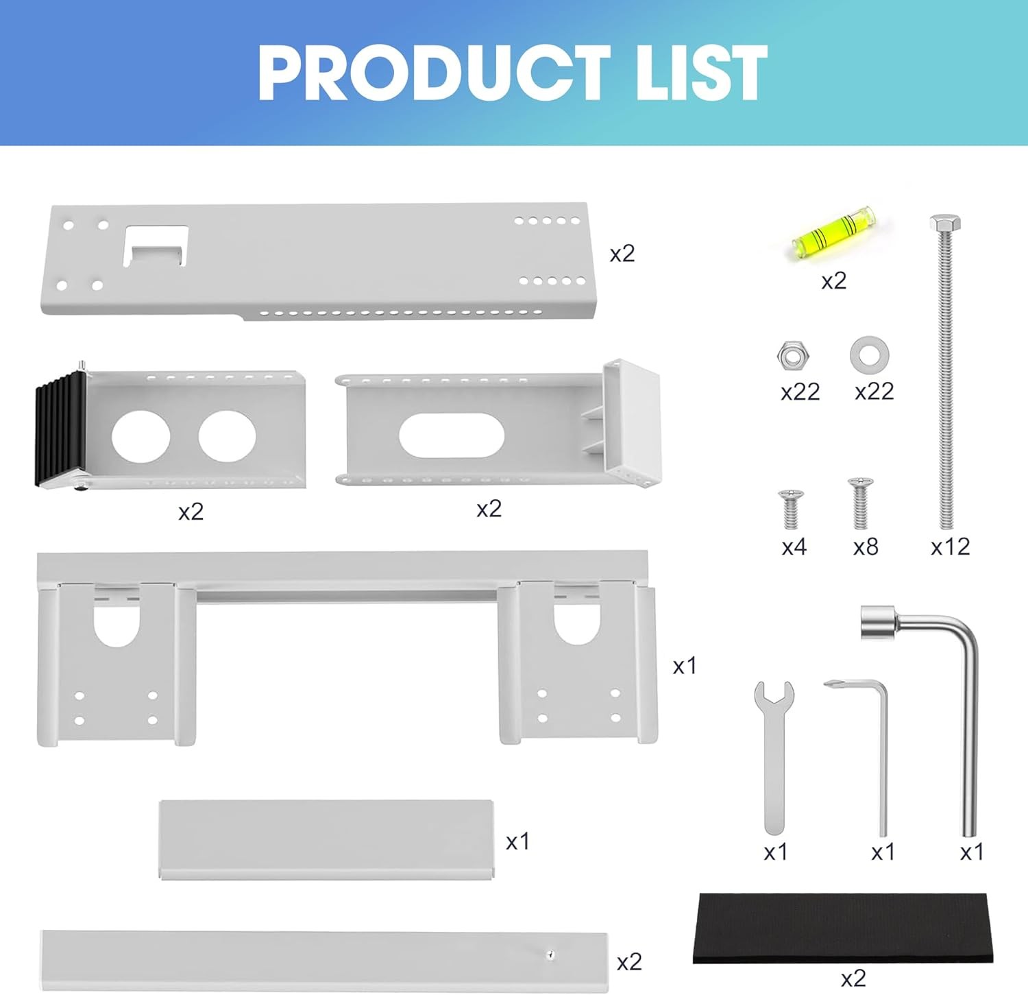 No Drilling Air Conditioner Support Bracket Adjustable Window AC Bracket Stand