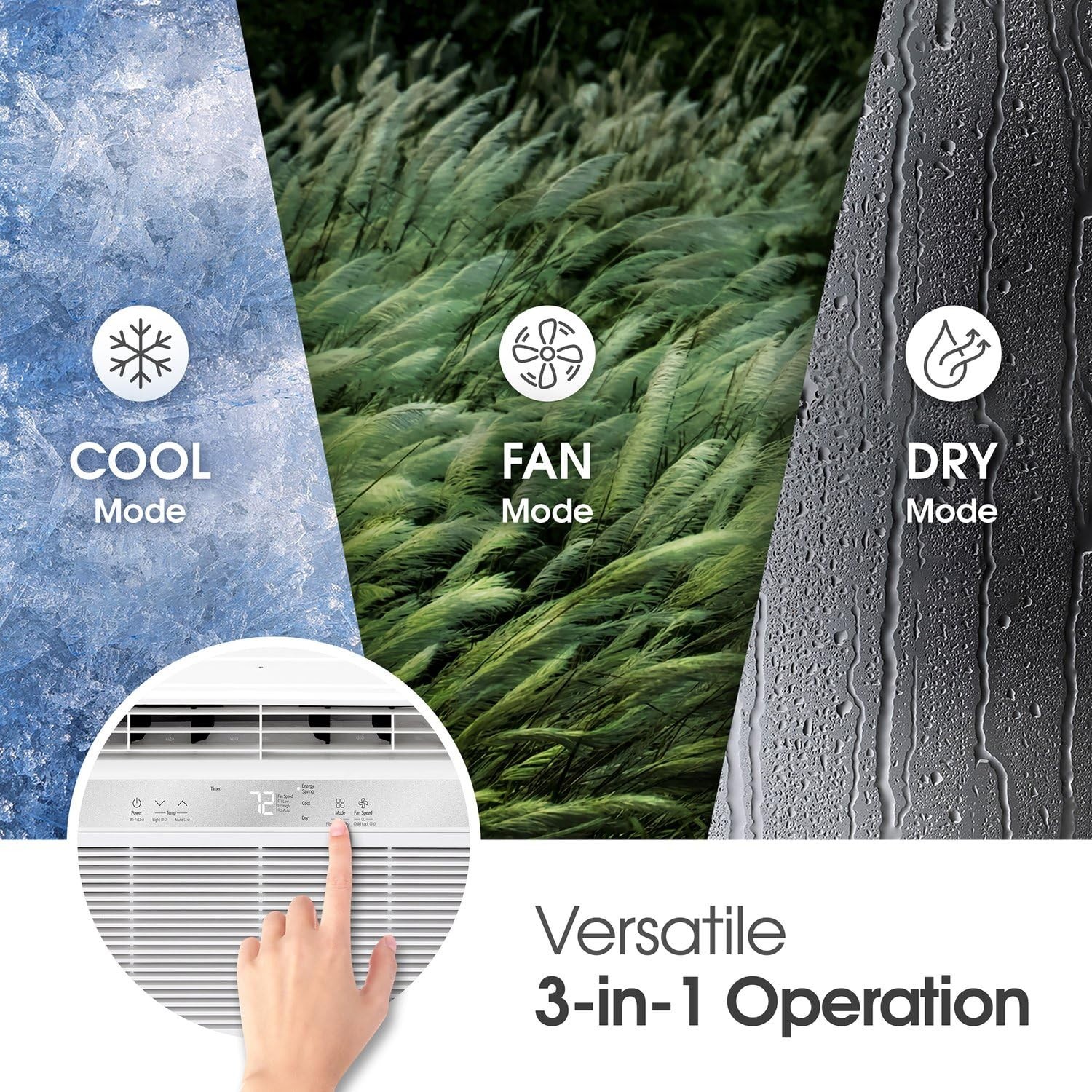 LG LW1025R 10,000 BTU Window Air Conditioner w/ Remote Cools 450 Sq Ft