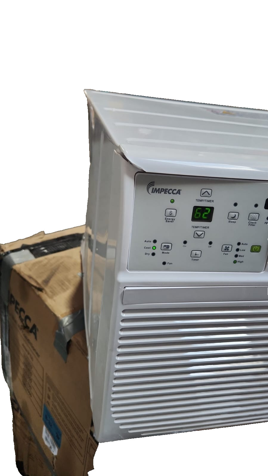 IMPECCA 8,300BTU Through-The-Wall Air Conditioner, Remote, 115V, E-Star#1