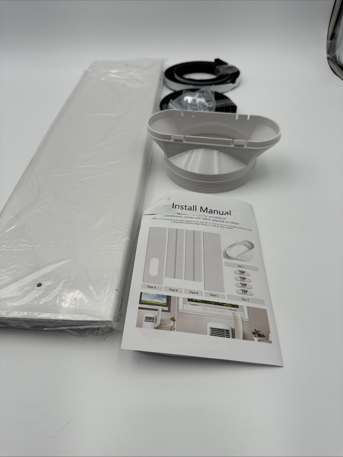 KTDRJN Portable Air Conditioner Window Kit with Coupler