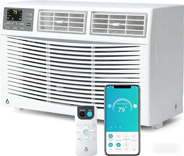 8000 BTU Window Air Conditioner, Window AC Unit 115V Cools Up to 350 Sq.Ft,