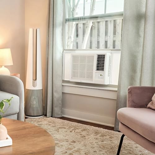 LG 12,000 BTU 11,200 BTU WI-FI WINDOW AC COOL HEAT W/REMOTE R32 – Scratch & Dent