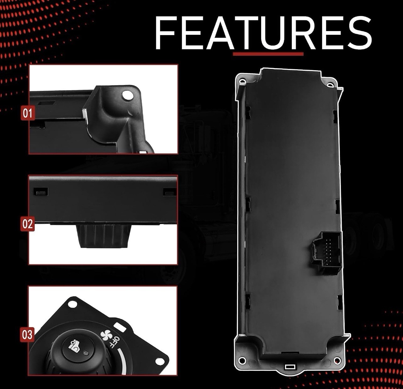 F21-1013-11-000 Climate Control Module Fit for Kenworth Truck T600 T660 T800
