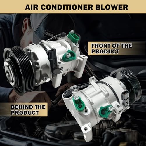 Air Conditioner AC Compressor with Clutch Fits forAccent 1.6L 2012-2017, Rio