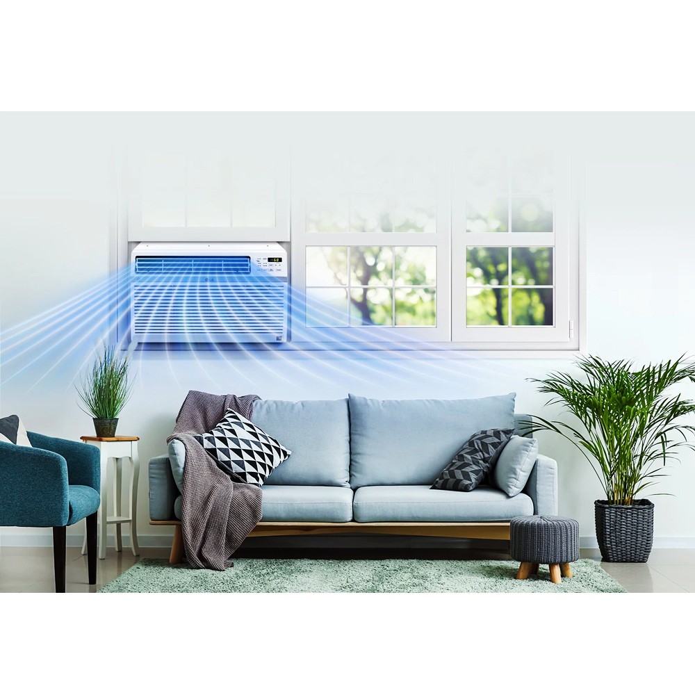 LG LW1217ERSM1 12000 BTU Smart Wi-Fi Window Air Conditioner w/ Remote