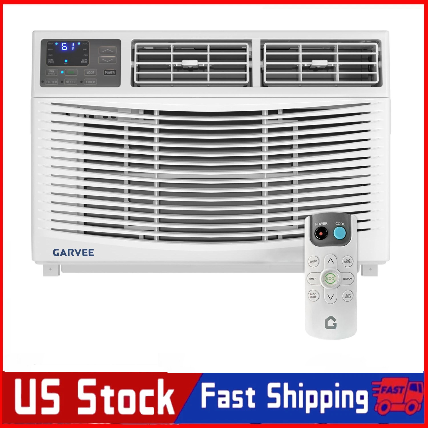 12000 BTU Window Air Conditioner AC Unit up to 550 Sq. Ft Remote Mounting Kit