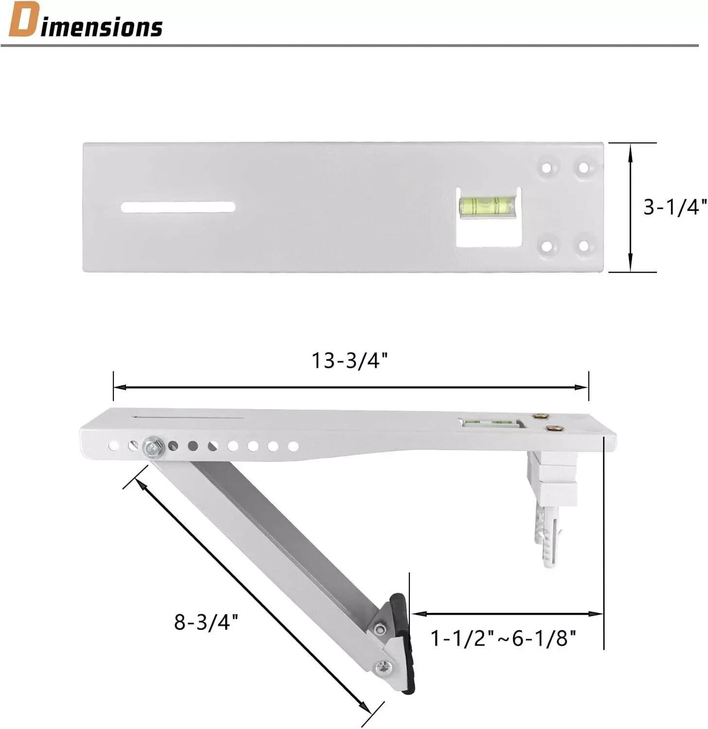 Soportes Universales Para Aire Acondicionado De Ventana Hasta 85 libras NUEVO US