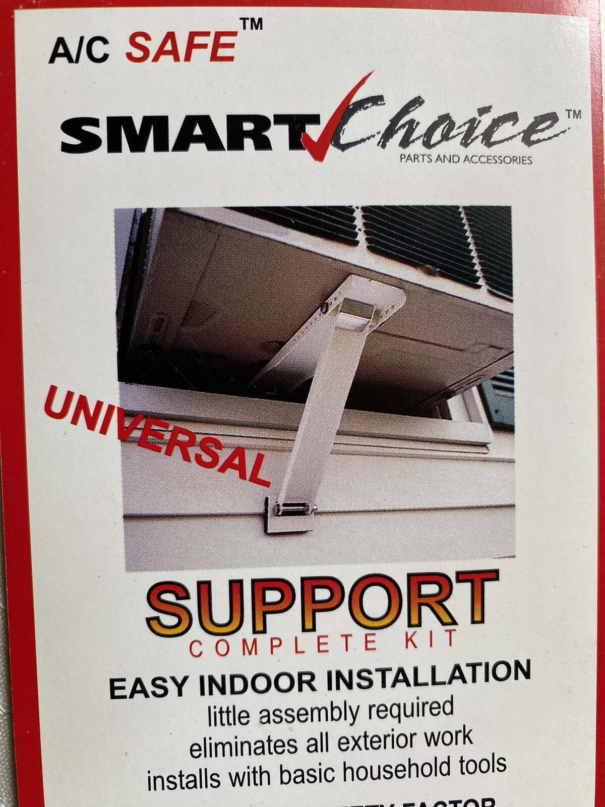 A/C Safe Window Air Conditioner Support Bracket Model AC-160