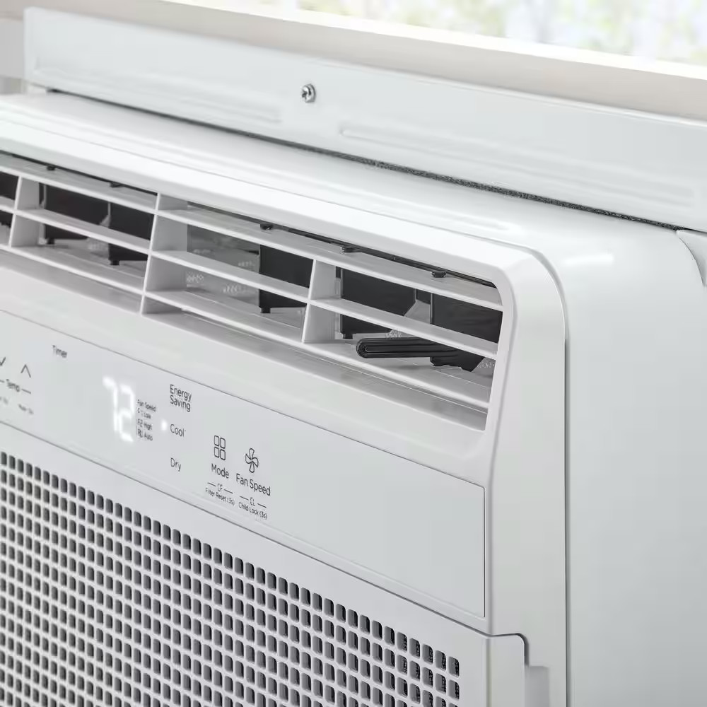 5,000 BTU 115-Volt Window Air Conditioner Cools 150 Sq. Ft. with Remote and Dehu