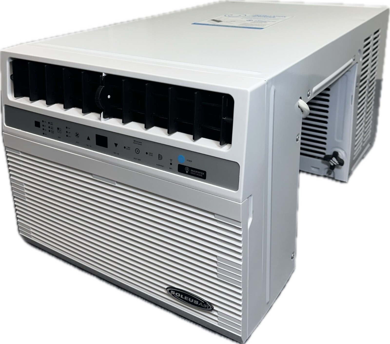 Refurbished Soleus Air 10000 BTU Saddle Window Air Conditioner w/ Heating Wi-Fi