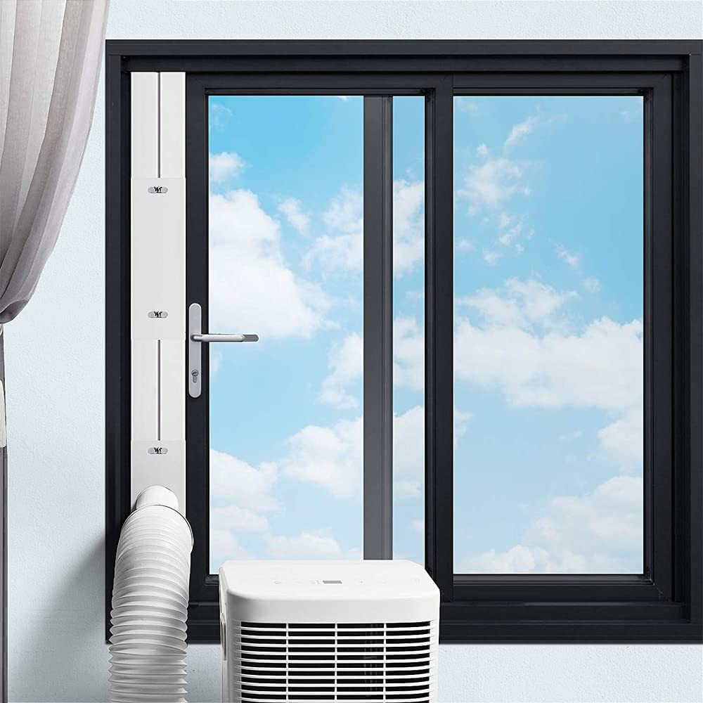 Portable Air Conditioner Window Vent Kit with 5.9” Exhaust Hose Adjustable Porta