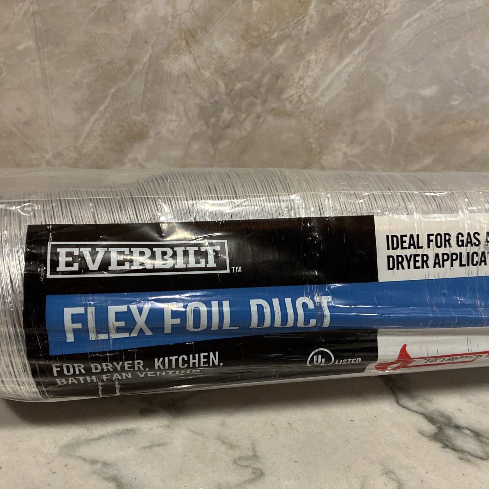 Everbilt 4 in. x 25 ft. Flexible Foil Duct – TD425PHD