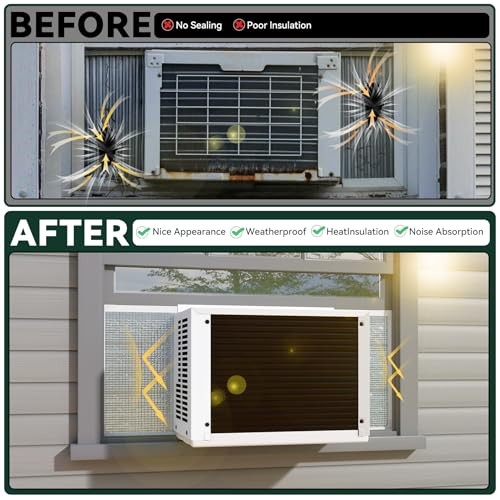 Window Air Conditioner Insulation Foam Panels with Aluminum Foil Surface, AC