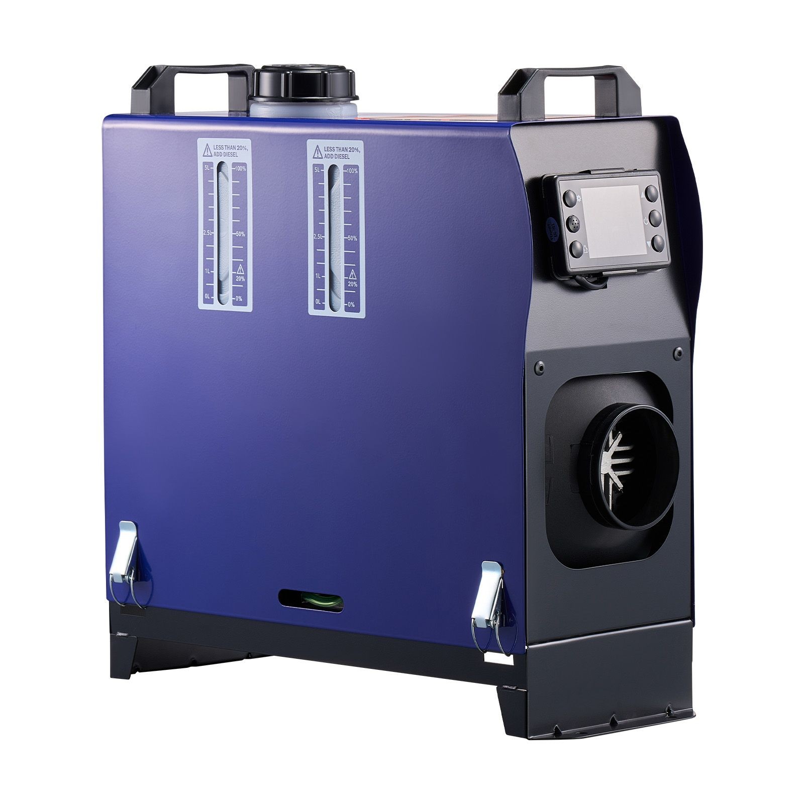 8KW 12V/ 24V Portable Diesel Air Heater with Remote, LCD Screen, 1.3 Gal Tank