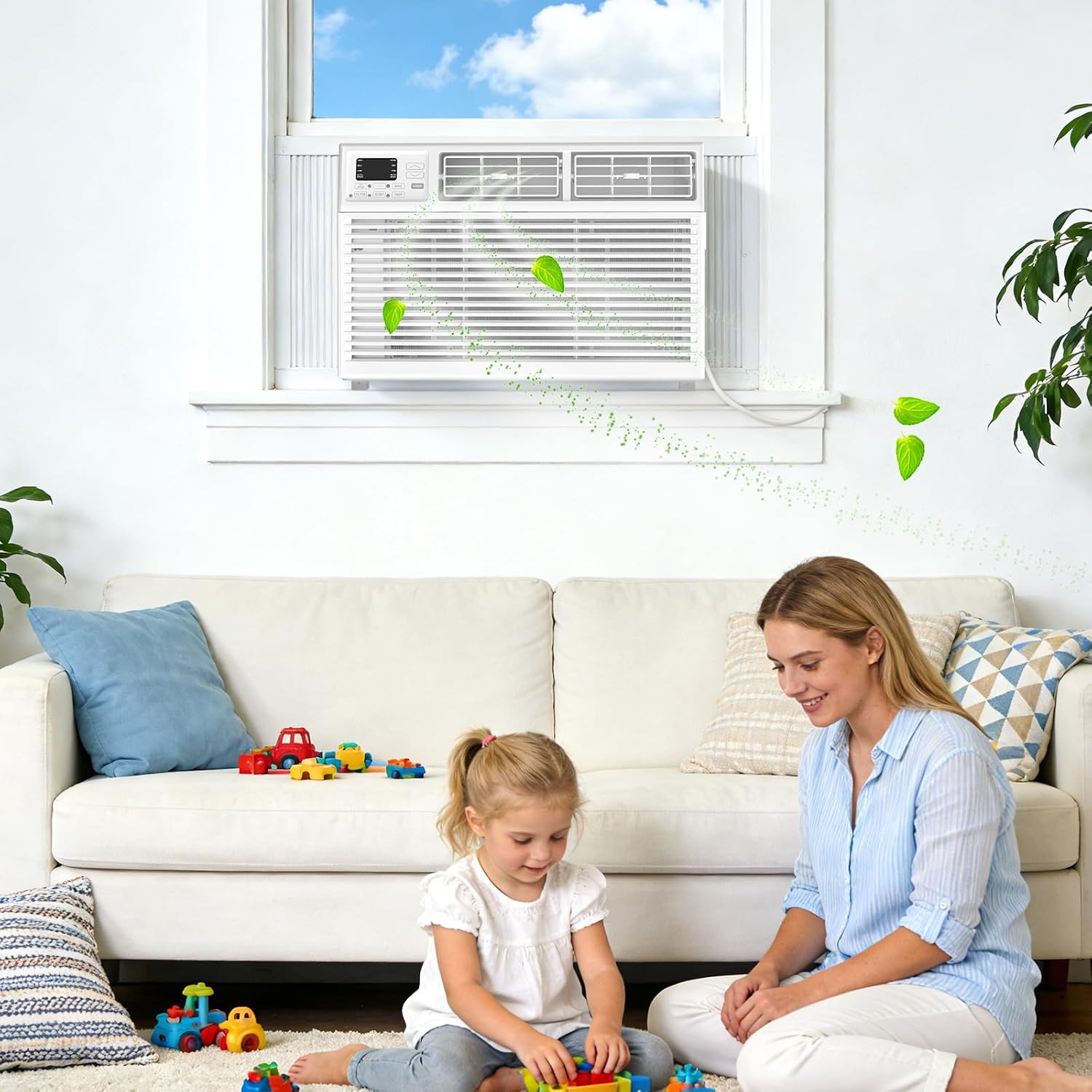 Window Air Conditioner 10,000 BTU, Air Conditioner Window Unit up to 450 Sq.Ft,