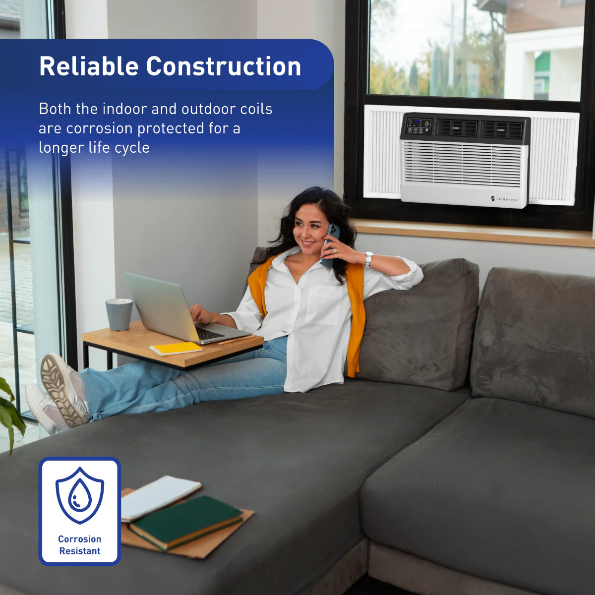 Friedrich 24,000 BTU Chill Premier Window AC with Heat