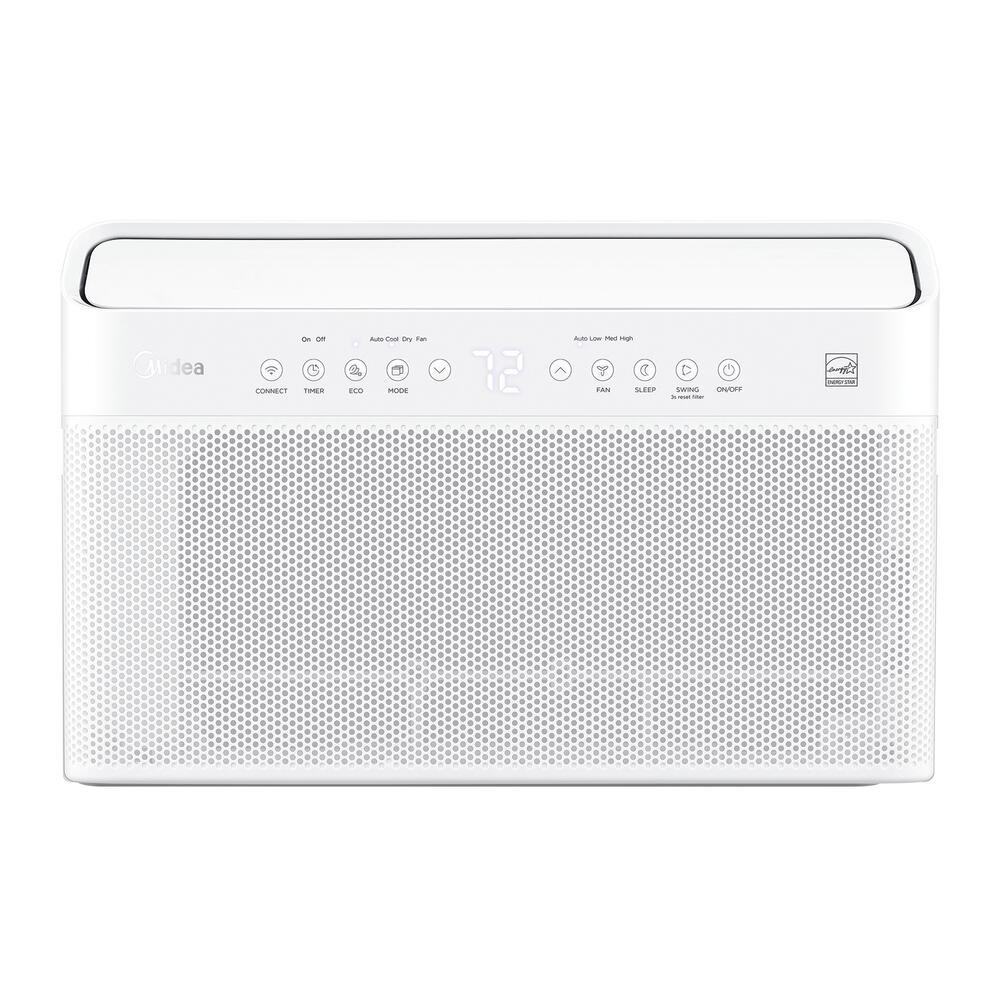 8000 BTU 115V Smart Window Air Conditioner U Shape Inverter Digital Room Cooler