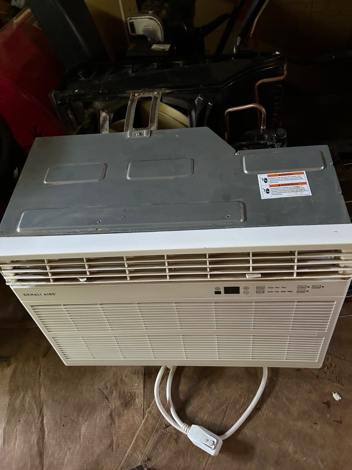 23,500/230V Denali Aire window/wall air conditioner. Cools. Will need Freon .