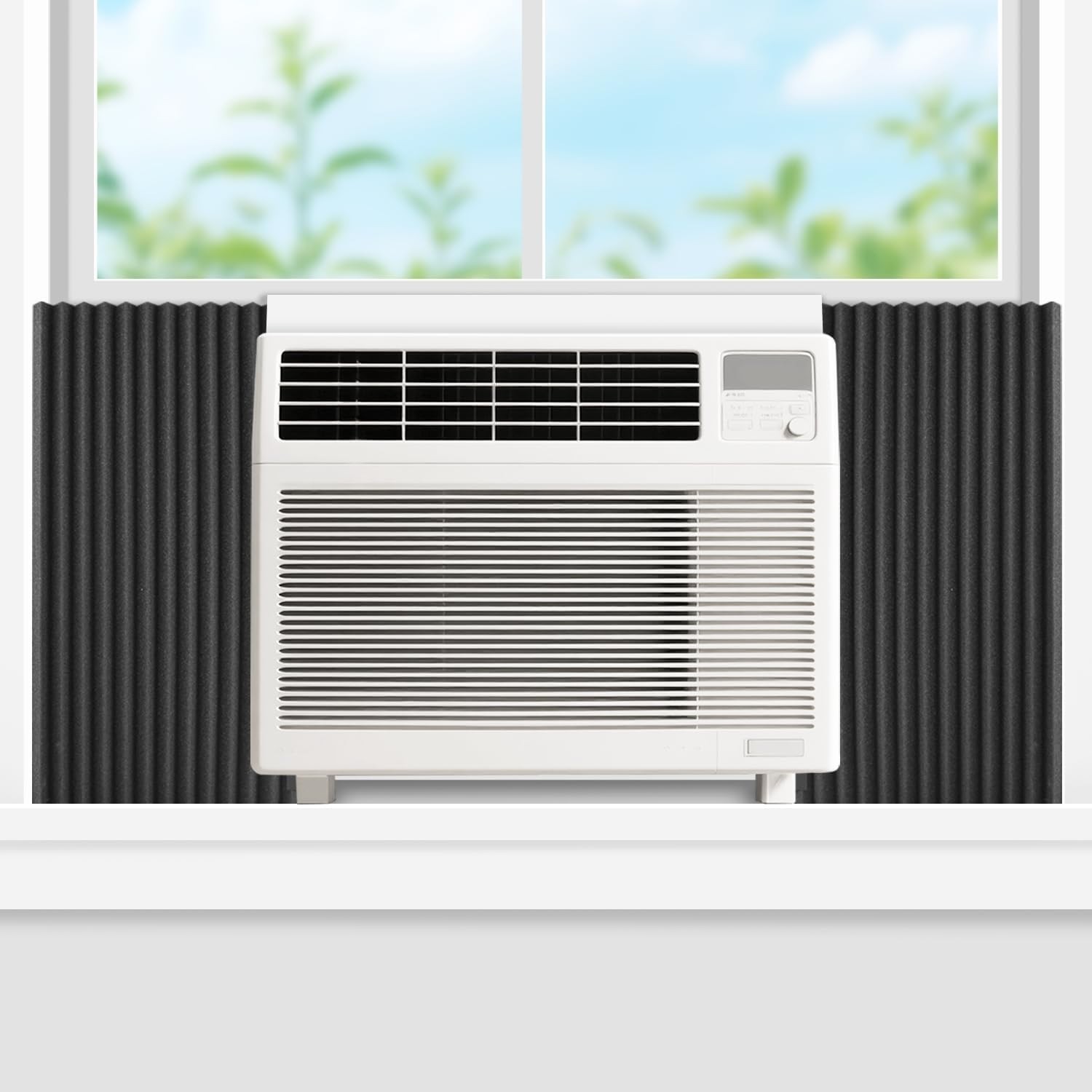 Window Air Conditioner Side Panels with Frame,Adjustable Extra Wide Air Conditio