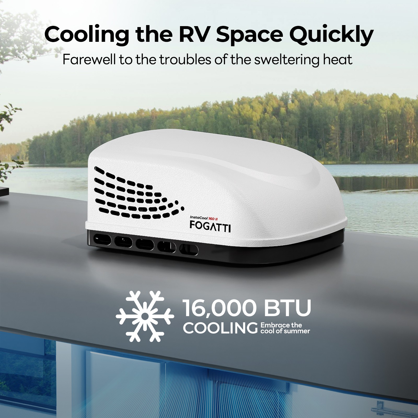 16,000 BTU RV Air Conditioner Ducted or Non-Ducted, Excludes Ceiling Assembly