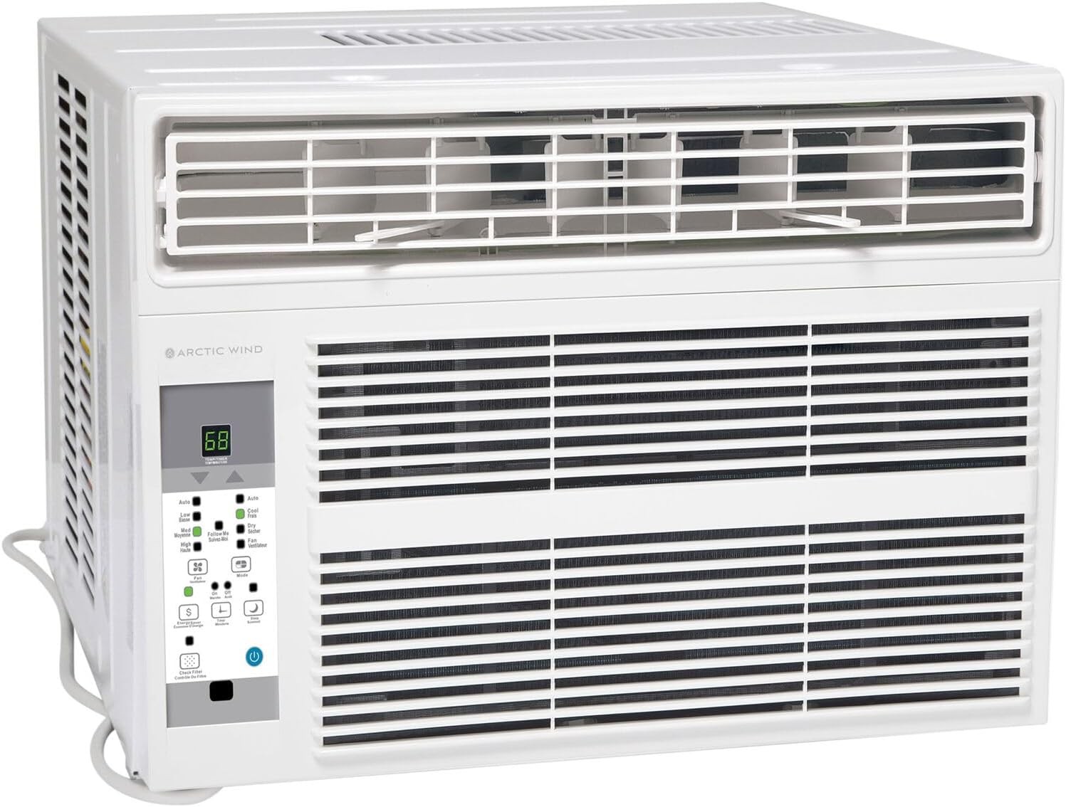 Arctic Wind New 8,000 BTU 350 Sq ft Window Air Conditioner with Remote Control
